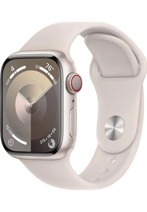 APPLE - Smartwatch Apple Watch 9 GPS + Cellular 41mm Starlight Alu Sport M/L Beżowy (MRHP3QP/A). Rodzaj zegarka: smartwatch. Kolor: beżowy. Styl: sportowy