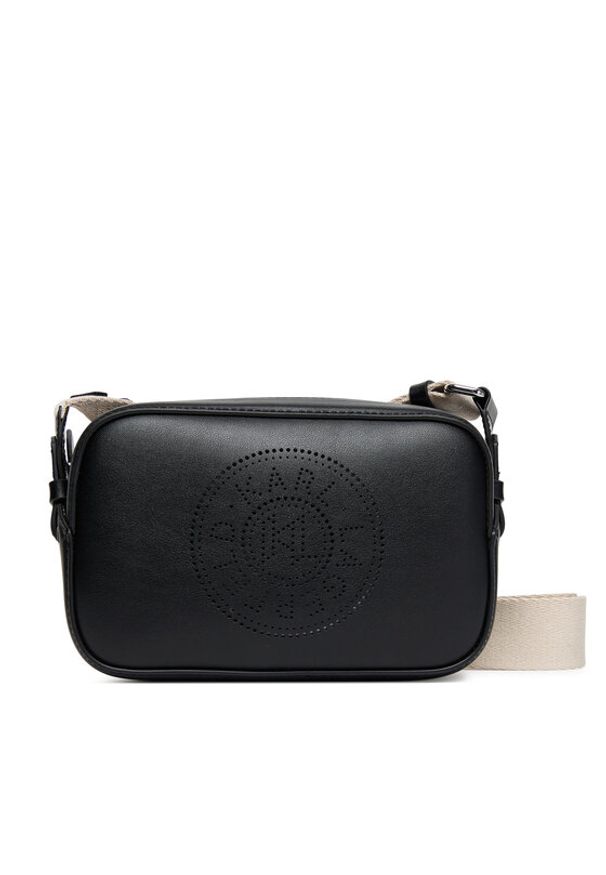 Karl Lagerfeld - KARL LAGERFELD Torebka A3W30310 Czarny. Kolor: czarny. Materiał: skórzane