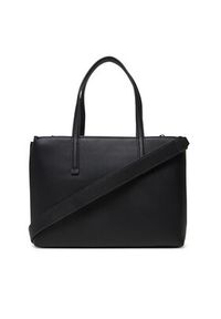 Calvin Klein Torebka Ck Must Tote Md LV04F3098G Czarny. Kolor: czarny. Materiał: skórzane #5