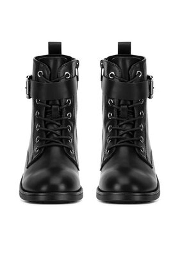 Clara Barson Trzewiki WS6371-01 Czarny. Kolor: czarny. Materiał: skóra