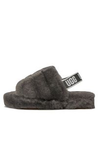 Ugg Kapcie K Fluff Yeah Slide 1098494K Szary. Kolor: szary. Materiał: skóra #5