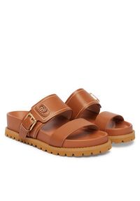 Liu Jo Klapki Livia 02 SA6109 P0102 Brązowy. Kolor: brązowy. Materiał: skóra #3