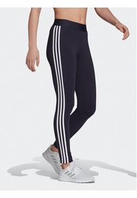 Adidas - adidas Legginsy 3 Stripes Leggings H07771 Niebieski. Kolor: niebieski. Materiał: bawełna #3