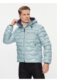 Blauer Kurtka puchowa 23WBLUC02084 Błękitny Regular Fit. Kolor: niebieski. Materiał: syntetyk