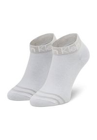 Calvin Klein Zestaw 2 par niskich skarpet damskich 701218775 Biały. Kolor: biały. Materiał: materiał