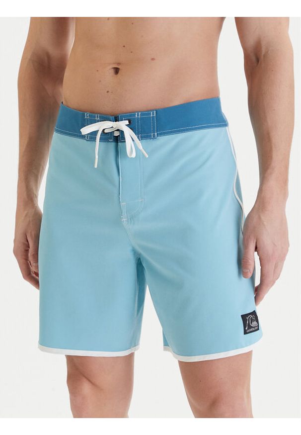 Quiksilver Szorty kąpielowe Original 18" EQYBS04880 Błękitny Regular Fit. Kolor: niebieski. Materiał: syntetyk