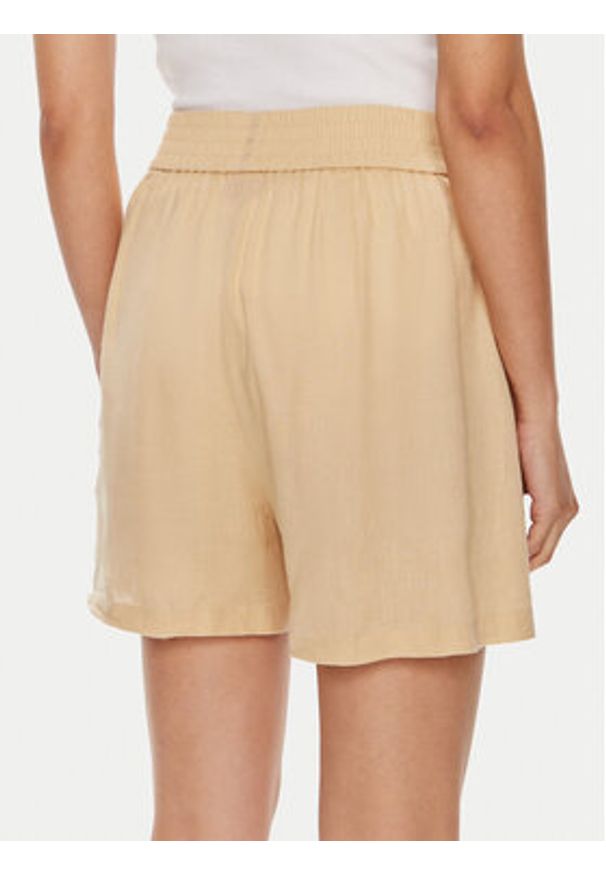 Hugo Szorty materiałowe Hamanna-1 50512875 Beżowy Regular Fit. Kolor: beżowy. Materiał: lyocell, len