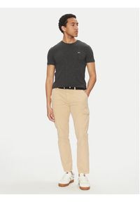 Tommy Jeans T-Shirt Jaspe DM0DM20363 Czarny Slim Fit. Kolor: czarny. Materiał: bawełna #5