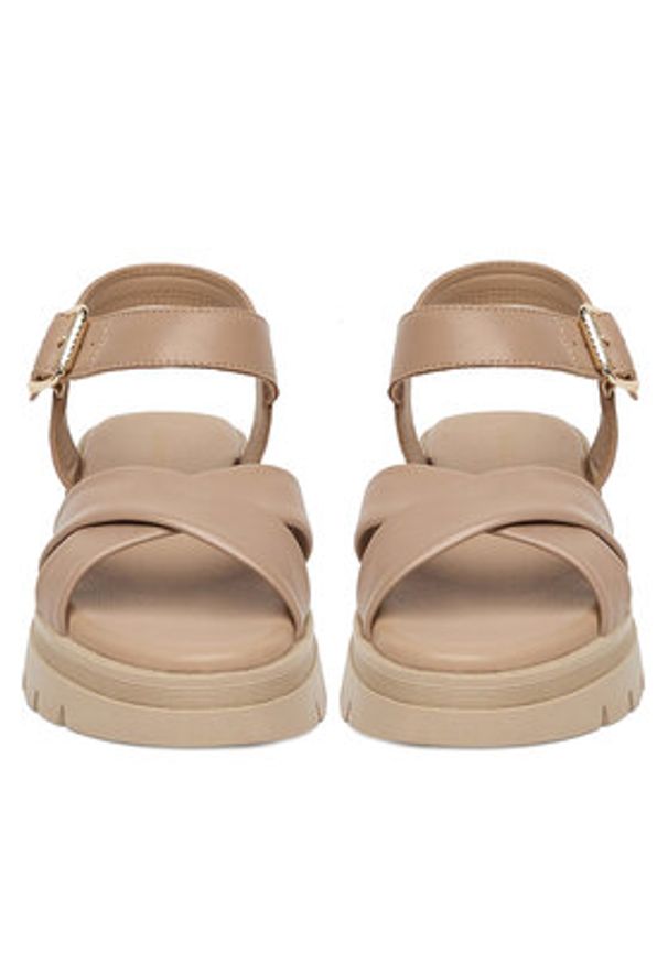 Lasocki Sandały WB-LINA-23 Beżowy. Kolor: beżowy. Materiał: skóra