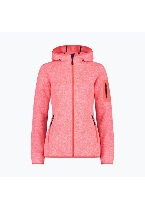 Bluza polarowa damska CMP. Kolor: różowy. Materiał: polar. Styl: sportowy. Sport: turystyka piesza
