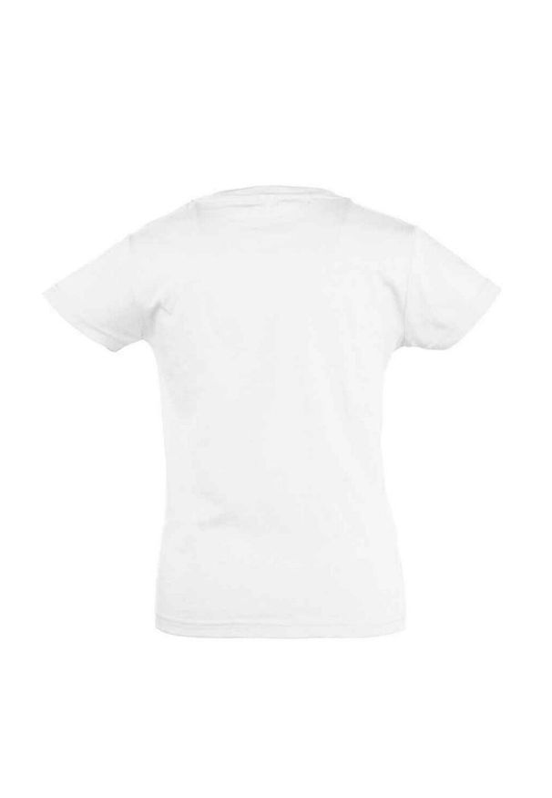 SOL'S - Koszulka Dziecięca Girlie Cherry. Kolor: biały. Sport: turystyka piesza