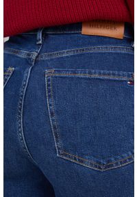 TOMMY HILFIGER - Tommy Hilfiger jeansy damskie high waist. Stan: podwyższony. Kolor: niebieski #3