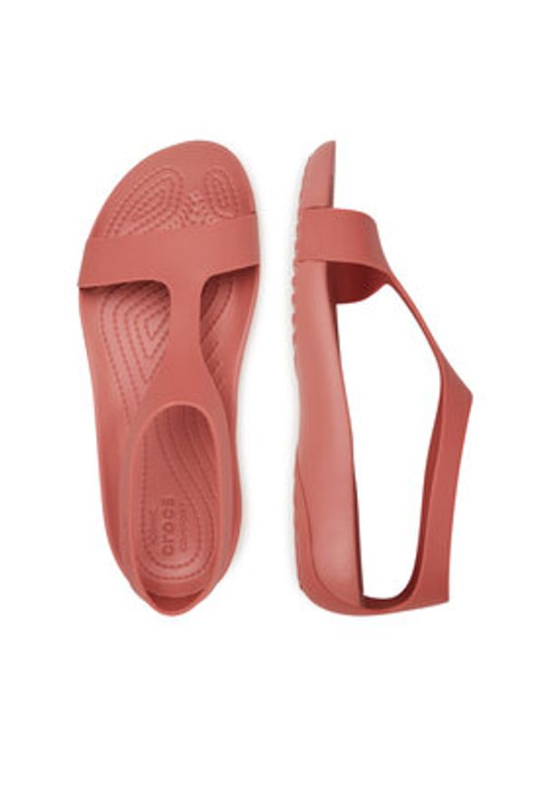 Crocs Sandały SERENA SANDAL 205469-682 Różowy. Kolor: różowy. Materiał: syntetyk