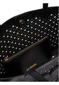 Love Moschino - LOVE MOSCHINO Torebka JC4289PP0OKK0000 Czarny. Kolor: czarny. Materiał: skórzane #5