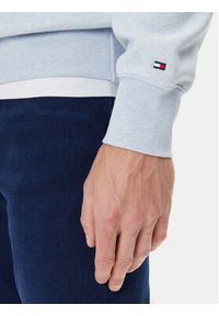 TOMMY HILFIGER - Tommy Hilfiger Bluza Logo MW0MW11596 Niebieski Regular Fit. Kolor: niebieski. Materiał: syntetyk, bawełna #5