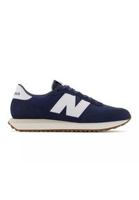 Buty New Balance M MS237GB niebieskie. Okazja: na co dzień. Kolor: niebieski. Materiał: skóra, zamsz, guma, materiał. Szerokość cholewki: normalna