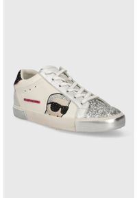 Karl Lagerfeld sneakersy skórzane SKOOL KL60136F. Nosek buta: okrągły. Materiał: skóra #5