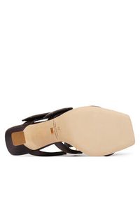 Elisabetta Franchi Klapki SA-44L-62E2-V620 Brązowy ciemny. Kolor: brązowy. Materiał: skóra #4