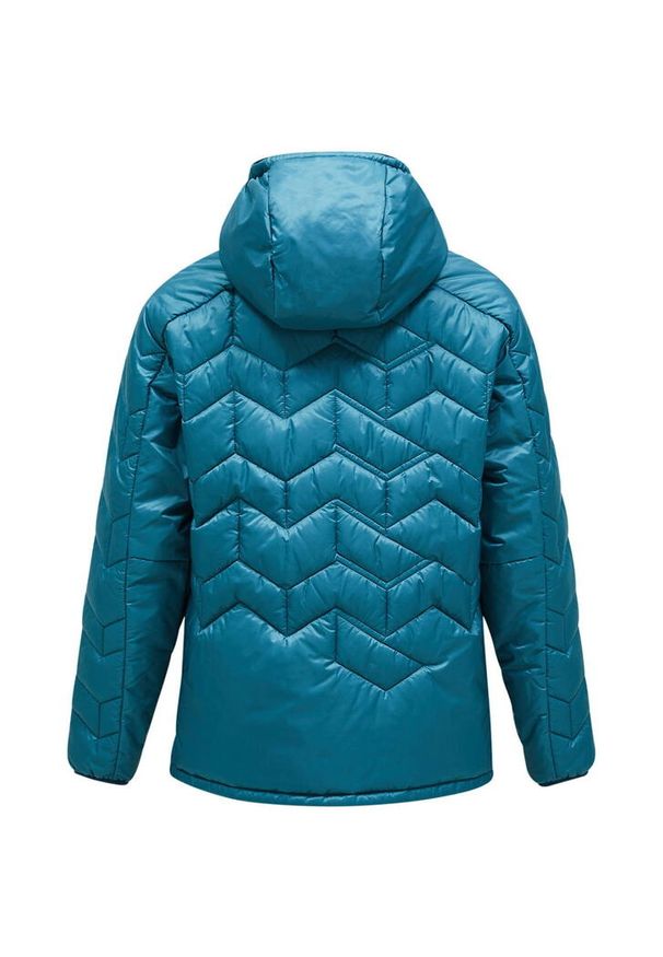 Kurtka Peak Performance męska Elevate Liner Hood turkusowa 24/25. Kolor: niebieski