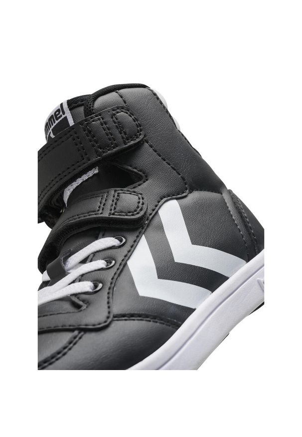 Hummel - Buty do chodzenia dla dzieci Hummerl high top Stadil Light Quick. Kolor: biały, wielokolorowy, czarny. Sport: turystyka piesza