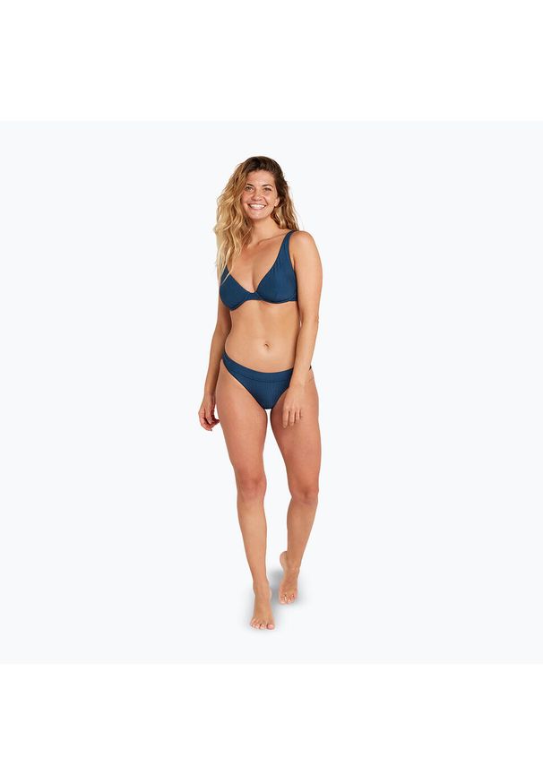 RIPCURL - Góra od stroju kąpielowego Rip Curl Modern Rib B/C Cup. Kolor: niebieski