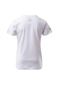 Elbrus - T-Shirt Dla Dziewczynki Karit. Kolor: biały. Sport: turystyka piesza