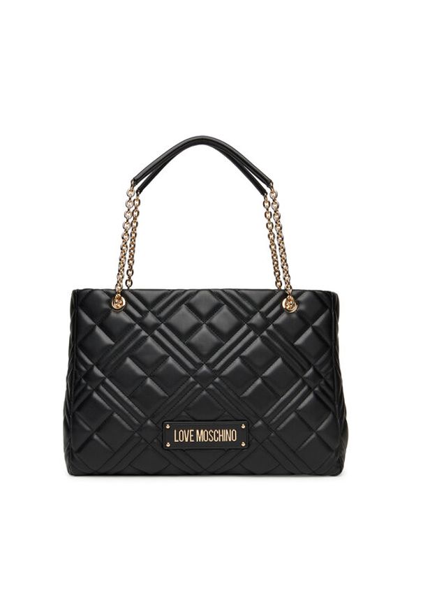 Love Moschino - LOVE MOSCHINO Torebka JC4145PP0MLA0000 Czarny. Kolor: czarny. Materiał: skórzane