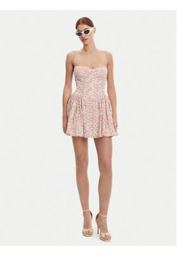 BARDOT - Bardot Sukienka koktajlowa 59827DB Kolorowy Regular Fit. Materiał: syntetyk. Wzór: kolorowy. Styl: wizytowy