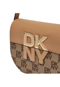 DKNY Torebka Echo Sm Flap Cbody R42EYE28 Brązowy. Kolor: brązowy. Materiał: skórzane