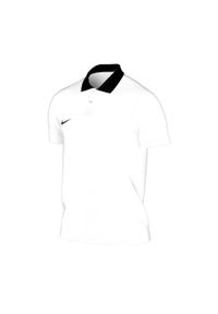 Nike - Męska Koszulka Polo Park 20 Z Krótkim Rękawem. Typ kołnierza: polo. Kolor: biały. Długość rękawa: krótki rękaw. Długość: krótkie. Sport: turystyka piesza