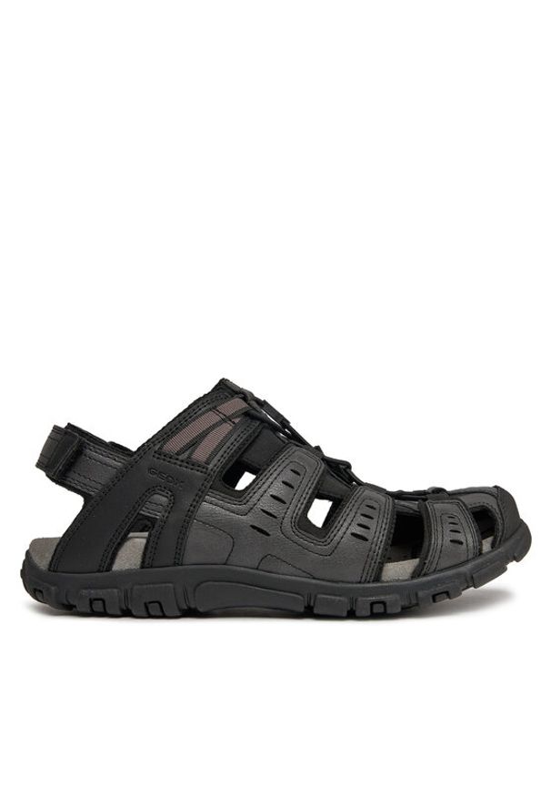 Geox Sandały Uomo Sandal Strada U4524C 000ME C9999 Czarny. Kolor: czarny