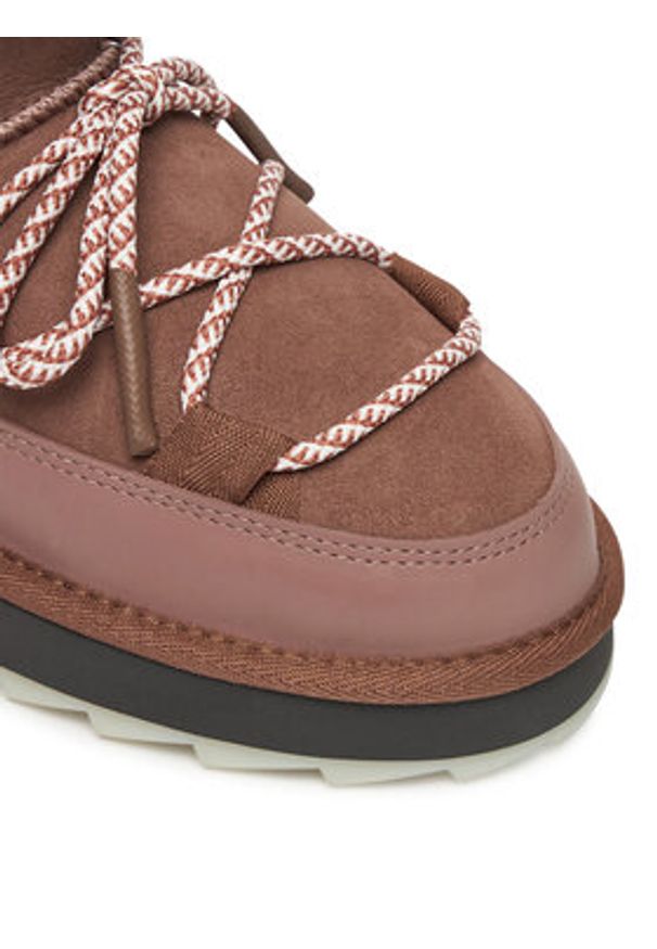 EMU Australia Śniegowce Blurred Micro W13129 Brązowy. Kolor: brązowy. Materiał: skóra