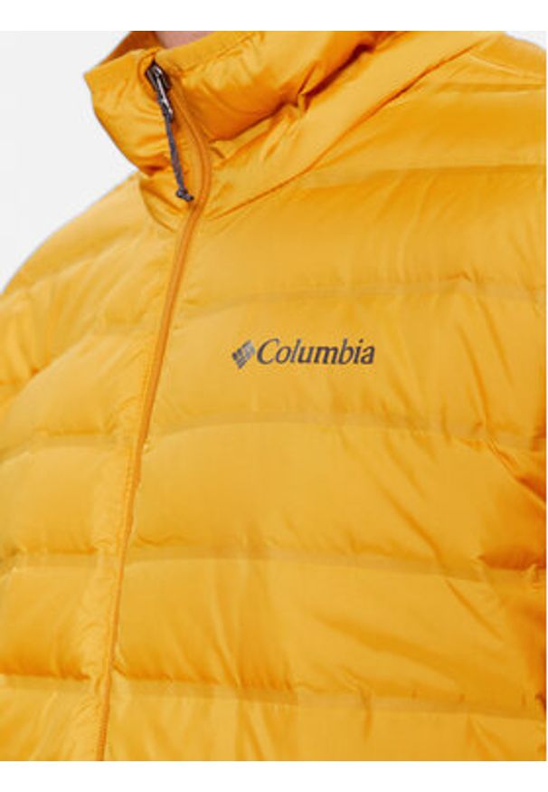 columbia - Columbia Kurtka puchowa Lake 22™ Down Jacket Żółty Regular Fit. Kolor: żółty. Materiał: syntetyk