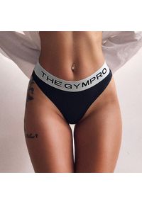 Intica - Stringi sportowe z elastycznego materiału na treningi Ayla. Kolor: niebieski. Materiał: materiał #8