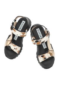 Sandały damskie Hispanitas, cholewka ze skóry naturalnej paskowa konstrukcja z regulowanym zapięciem elastyczna podeszwa zapewniająca stabilność i ko. Kolor: biały. Materiał: skóra #4