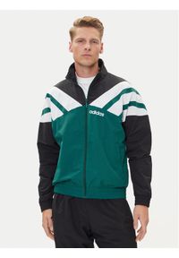 Adidas - adidas Bluza JX3053 Zielony Loose Fit. Kolor: zielony. Materiał: syntetyk