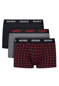 Hugo - HUGO Komplet 3 par bokserek 50532550 Kolorowy. Materiał: bawełna. Wzór: kolorowy