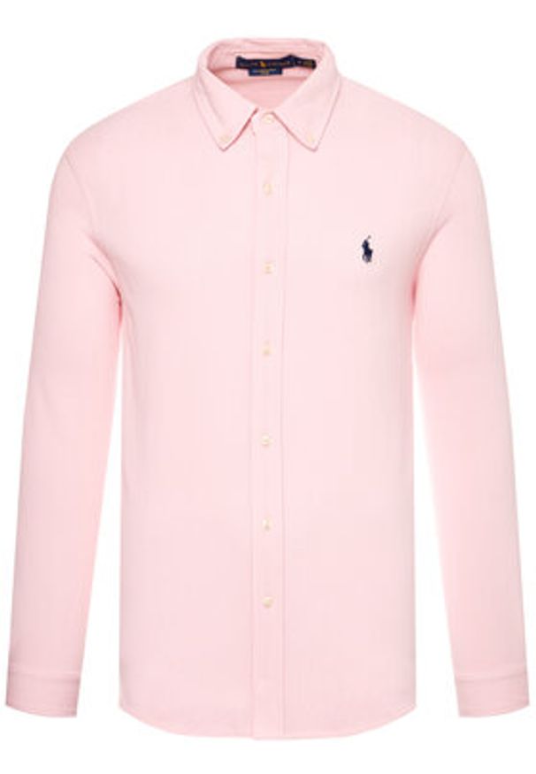 Polo Ralph Lauren Koszula Classics 710654408049 Różowy Regular Fit. Typ kołnierza: polo. Kolor: różowy. Materiał: bawełna
