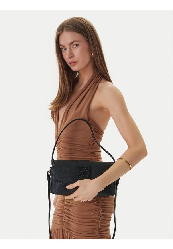 Armani Exchange Torebka XW002592 AF11902 UC001 Czarny. Kolor: czarny. Materiał: skórzane