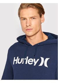 Hurley Bluza Oao Solid Summer MFT0009290 Granatowy Regular Fit. Kolor: niebieski. Materiał: bawełna #4