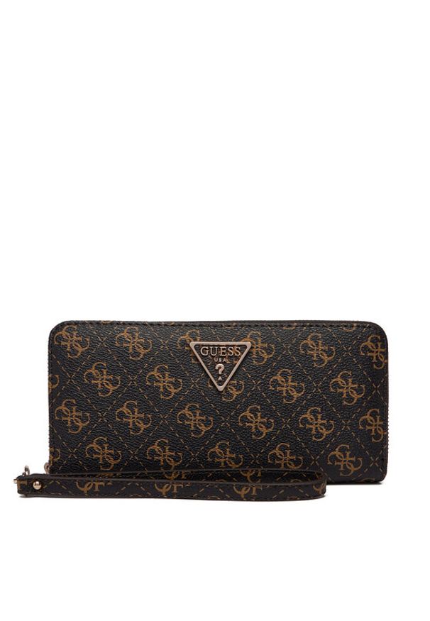 Guess Portfel Laurel II Slg SWSO74 59146 Brązowy. Kolor: brązowy. Materiał: skóra