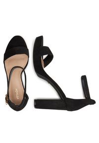 DeeZee Sandały SE008 Czarny. Kolor: czarny. Materiał: materiał #2