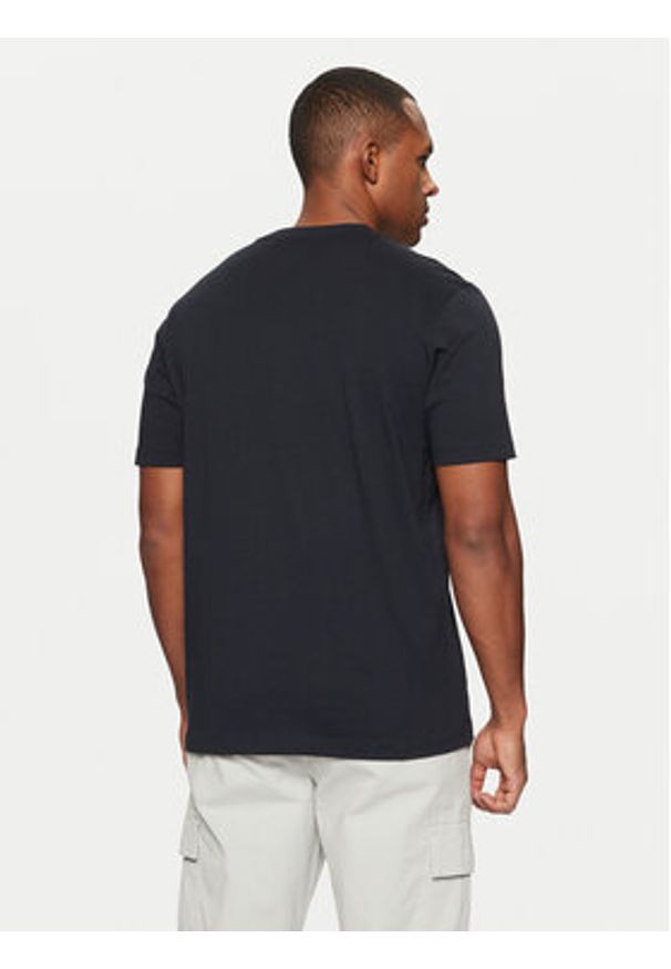 BOSS T-Shirt Te_Mextour 50535079 Granatowy Regular Fit. Kolor: niebieski. Materiał: bawełna