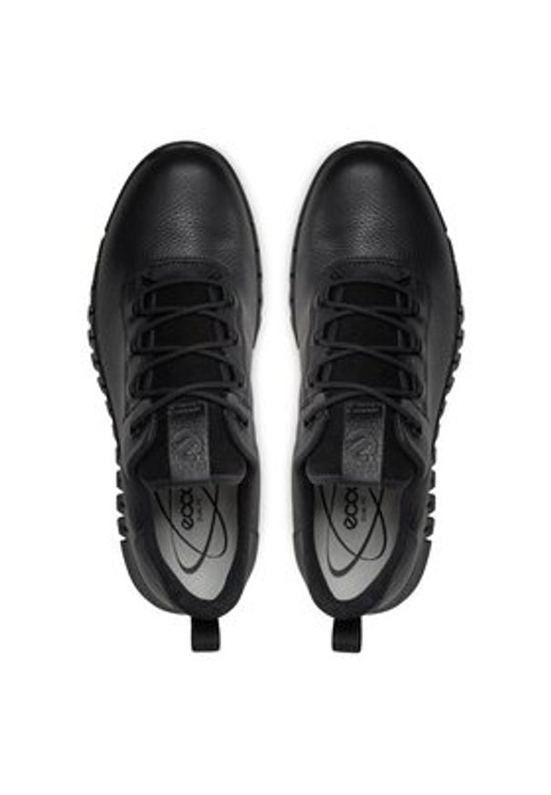 ecco - ECCO Sneakersy Gruuv M 52522401001 Czarny. Kolor: czarny. Materiał: skóra