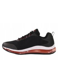skechers - Buty na trening męskie SKECHERS SKECH AIR siateczka. Okazja: na co dzień. Kolor: czarny. Sport: fitness