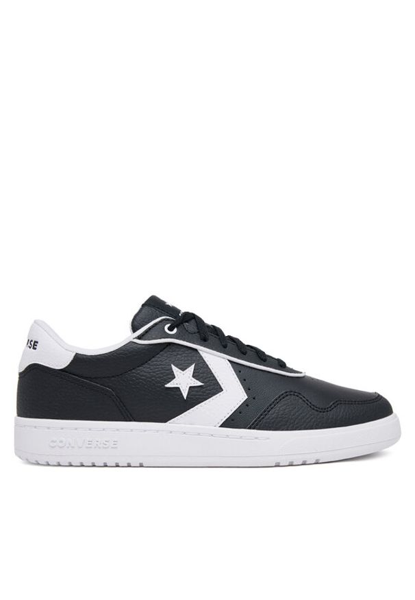 Converse Sneakersy A13317C Czarny. Kolor: czarny. Materiał: skóra