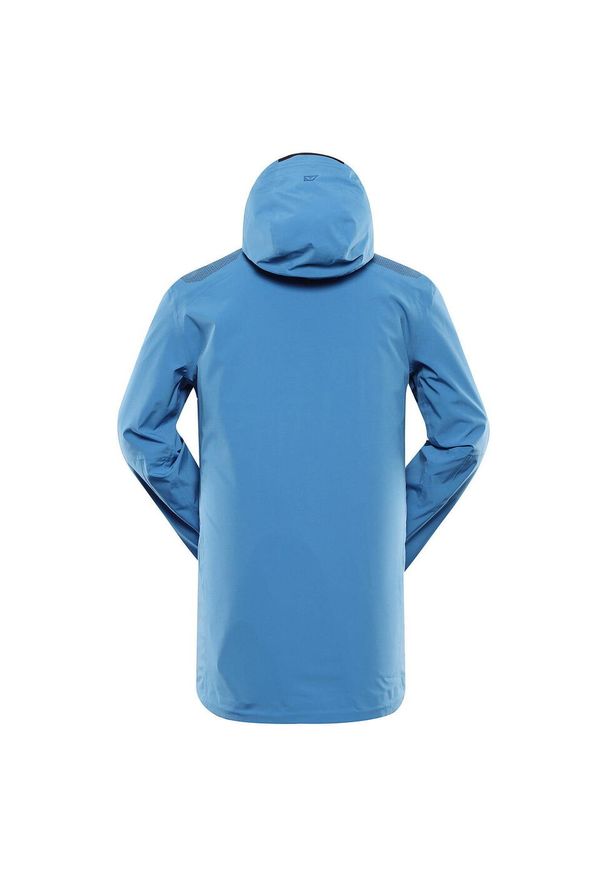 ALPINE PRO - Kurtka trekkingowa męska Alpine Pro Gor wodoodporna. Kolor: niebieski. Materiał: hardshell