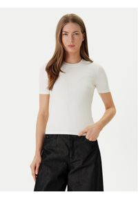 Calvin Klein T-Shirt LV044D246G Écru Slim Fit #1