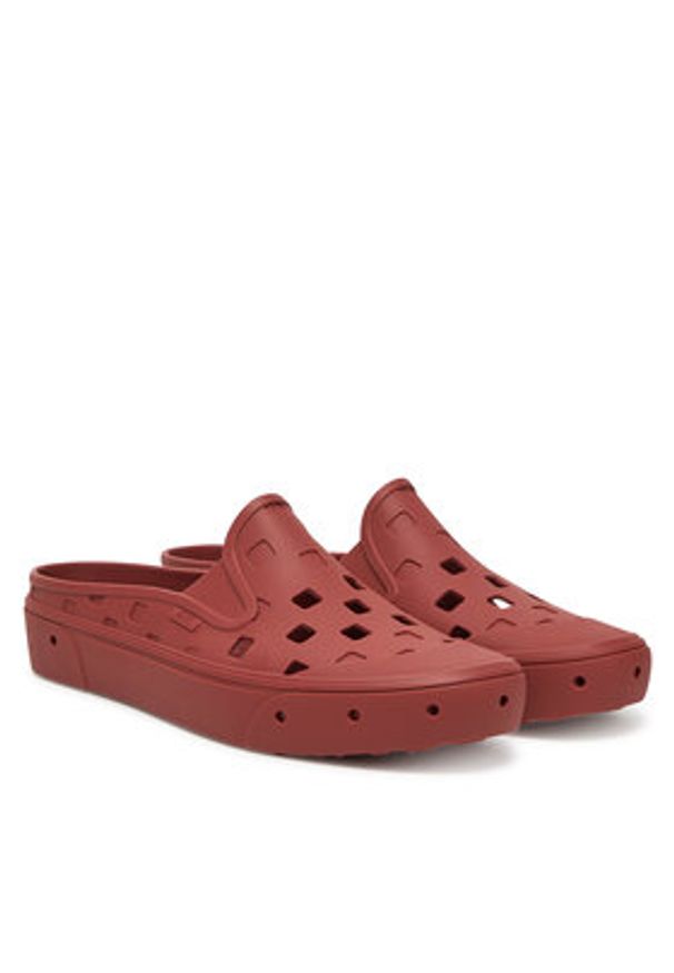 Vans Klapki MTE Slip-On Mule TRKVN000CW8DKR1 Bordowy. Kolor: czerwony