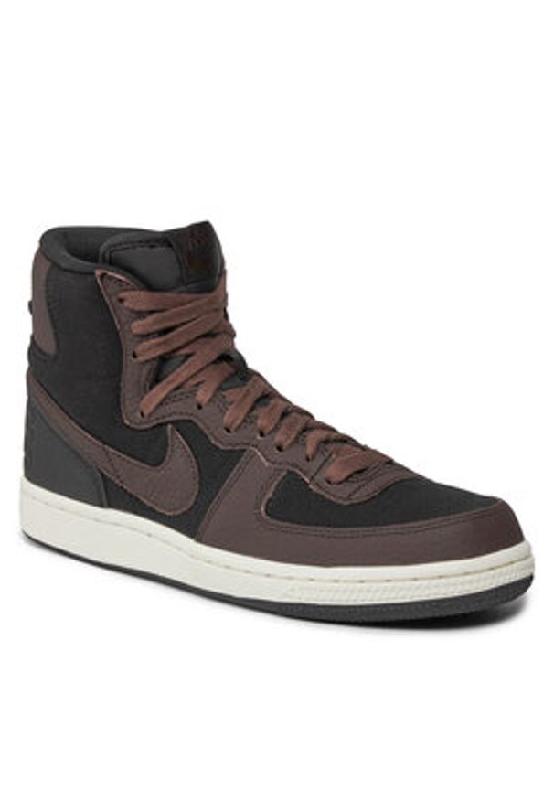 Nike Sneakersy Terminator High Se FD0654 001 Brązowy. Kolor: brązowy. Materiał: materiał